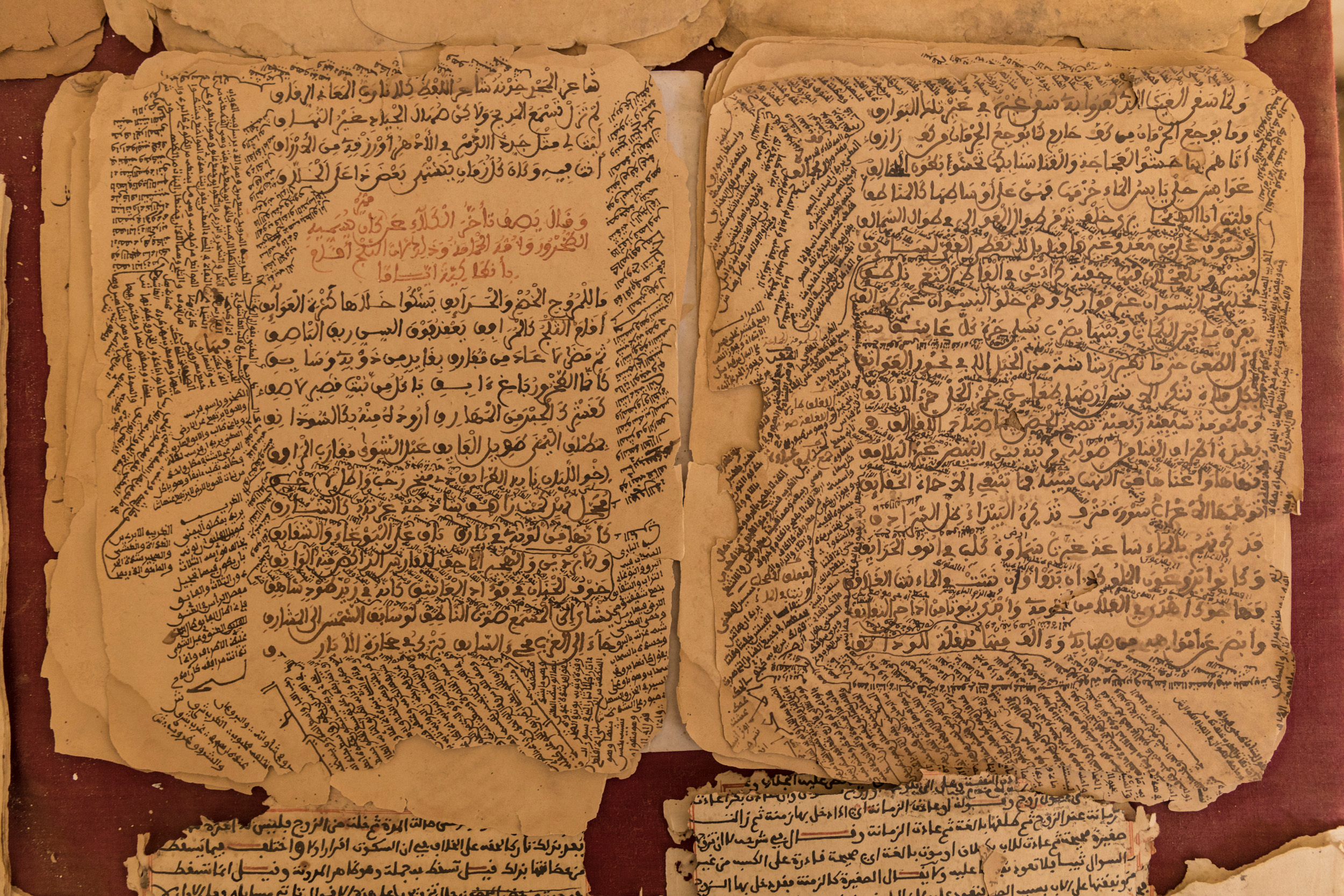 Mali, Timbuctù, atelier di calligrafia di Boubacar Sadek